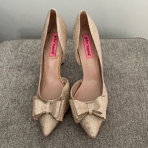 Betsey Johnson Prince d'Orsay Evening Pumps